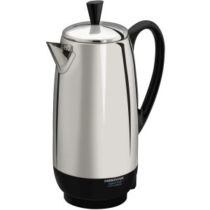 2-12 Cup* Electric Percolator, Stainless Steel